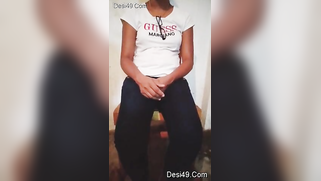 Desi mom willingly plays with dick in front of camera and gets naked | XXX Video on AllSex.XXX