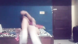 Webcam sex model with long hair tempts viewers with naked body parts | XXX Video on AllSex.XXX