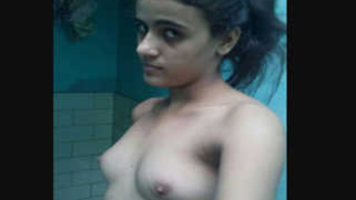 Teen performs amateur webcam sex show and strips down in the bathroom | XXX Video on AllSex.XXX