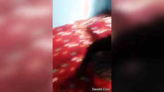 Desi student pulls polka-dot dress up to demonstrate her small tits | XXX Video on AllSex.XXX