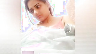 Young woman smiles on camera and changes clothes in sex video show | XXX Video on AllSex.XXX