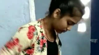 Indian teen shows skinny legs wearing panties while putting shorts on | XXX Video on AllSex.XXX