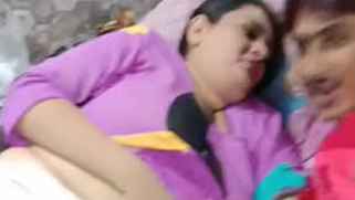 Desi mom lies next to stepson and kisses his lips in front of camera | XXX Video on AllSex.XXX