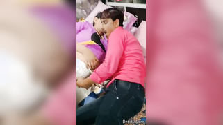Desi mom lies next to stepson and kisses his lips in front of camera | XXX Video on AllSex.XXX