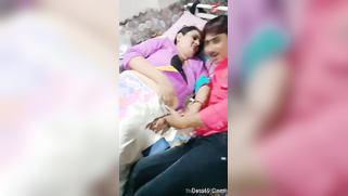 Desi mom lies next to stepson and kisses his lips in front of camera | XXX Video on AllSex.XXX