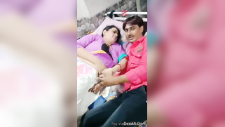 Desi mom lies next to stepson and kisses his lips in front of camera | XXX Video on AllSex.XXX