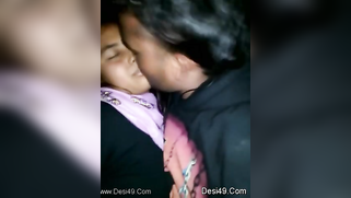 Indian has sexy full lips so young man wants to kiss them outdoors | XXX Video on AllSex.XXX