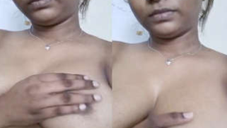 Pink XXX hole is hidden under black panties but boobs are exposed | XXX Video on AllSex.XXX