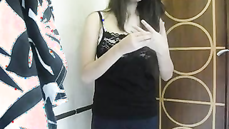 Desi girl feels a little bit shy posing on camera but still gets naked | XXX Video on AllSex.XXX