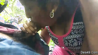 Guy simply lies on back but sex partner gives him a blowjob outdoors | XXX Video on AllSex.XXX