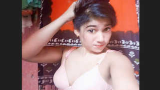 XXX feels obliged to take red top off and stay in front of camera nude | XXX Video on AllSex.XXX