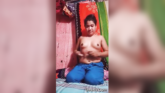 XXX feels obliged to take red top off and stay in front of camera nude | XXX Video on AllSex.XXX