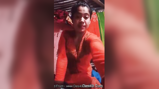 XXX feels obliged to take red top off and stay in front of camera nude | XXX Video on AllSex.XXX