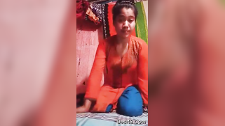 XXX feels obliged to take red top off and stay in front of camera nude | XXX Video on AllSex.XXX