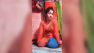 XXX feels obliged to take red top off and stay in front of camera nude | XXX Video on AllSex.XXX