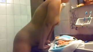 Horny Desi chick comes to the bathroom to masturbate after watching porn | XXX Video on AllSex.XXX