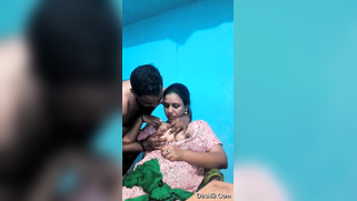 Wife is too shy to take part in porn but the bearded man won't give up