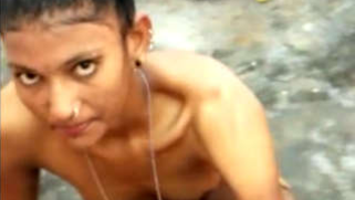 Aspiring pornographer films the skinny Desi neighbor washing body | XXX Video on AllSex.XXX