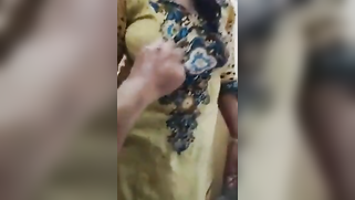 Man touches clothed Desi wife's boobs in point of view porn video | XXX Video on AllSex.XXX