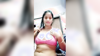 It isn't a problem for the Desi colleen to masturbate in porn video