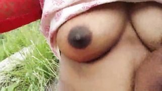Outdoor porn video where the cameraman plays with Desi girl's tits | XXX Video on AllSex.XXX