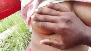 Outdoor porn video where the cameraman plays with Desi girl's tits | XXX Video on AllSex.XXX