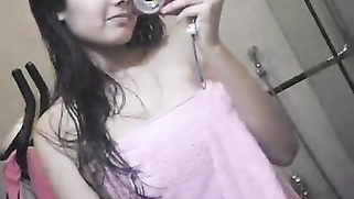 Charming Desi wife takes porn pictures of herself to send to lover