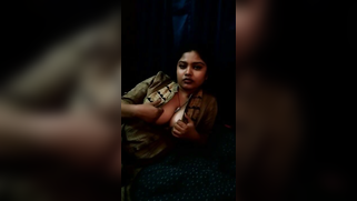 Desi lovely isn't afraid of porn so she easily reveals hot boobies | XXX Video on AllSex.XXX