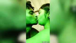 Young hunk touches girlfriend's porn areas after kissing on camera | XXX Video on AllSex.XXX