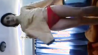 Man wants to be a pornographer so he films topless Desi girl in panties | XXX Video on AllSex.XXX