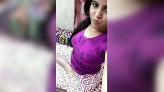 Desi female shows beautiful tits to prove that she is a porn queen | XXX Video on AllSex.XXX