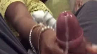 Hubby is tired and Desi woman relaxes him by porn thing called handjob | XXX Video on AllSex.XXX