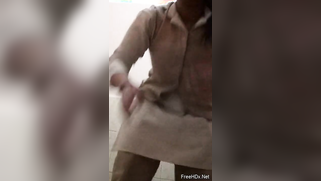 Desi porn girl with glasses dances and pisses in an empty bottle | XXX Video on AllSex.XXX