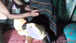 Amateur fucker drills Desi partner's vag in porn position called doggy | XXX Video on AllSex.XXX