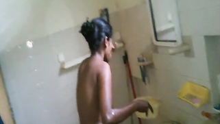 Desi wife takes a shower and sees hubby who is ready for porn fun | XXX Video on AllSex.XXX