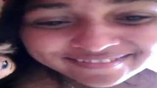 Big-boobied Desi minx plays with pussy in the solo porn video