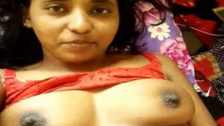 Porn video where the Desi cutie lies on the bed showing private parts | XXX Video on AllSex.XXX