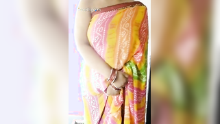 Woman in a colored dress teases Desi guys revealing big breast | XXX Video on AllSex.XXX