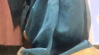 Amateur porn video where Desi MILF lifts blue dress to play with pussy | XXX Video on AllSex.XXX