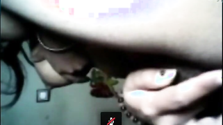 Desi woman's lover turns off the mic so his wife won't hear porn sounds | XXX Video on AllSex.XXX