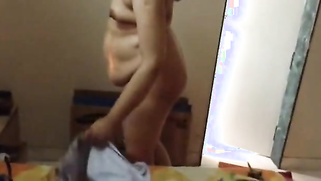 Paunchy Desi woman with small tits shows her body in the porn video | XXX Video on AllSex.XXX