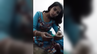 Safe porn is very important so the Desi girl puts a condom on the dick | XXX Video on AllSex.XXX