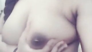 Solo porn video of the Desi girl with braid and succulent boobs | XXX Video on AllSex.XXX