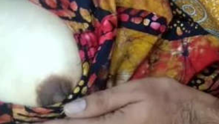 Desi female pulls right chest out to let porn partner touch it | XXX Video on AllSex.XXX