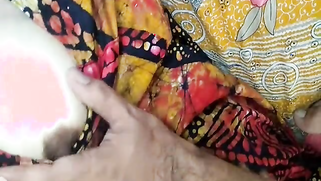 Desi female pulls right chest out to let porn partner touch it | XXX Video on AllSex.XXX