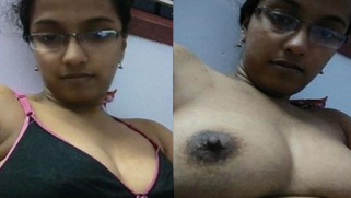 Desire to film porn video makes the Desi girl take camera in the shower room