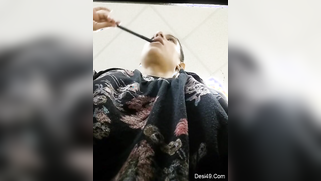 Girl knows about porn perv under the table so she shows Desi boobs | XXX Video on AllSex.XXX