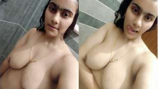 Shower porn video of the young Desi girlfriend with thick eyebrows | XXX Video on AllSex.XXX
