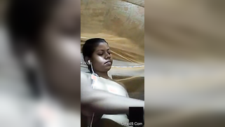 Desi girl puts on earphones to hear guy's porn requests better | XXX Video on AllSex.XXX