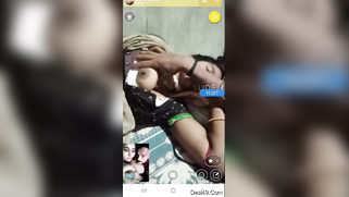 Guy reveals Desi girlfriend's tits to film porn video where he touches them | XXX Video on AllSex.XXX